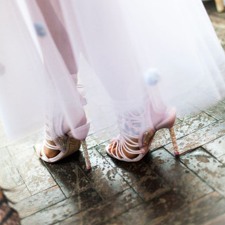 Sophia's Wedding Lacey Sandals