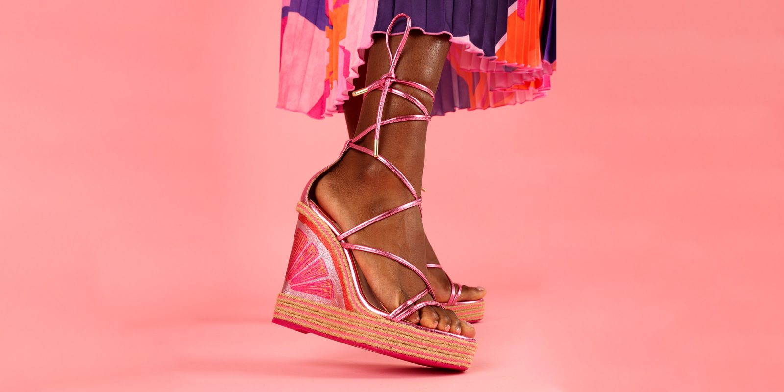 【SOPHIA WEBSTER】watermelon heels The Jessica Watermelon Pumps | Sophia Webster
